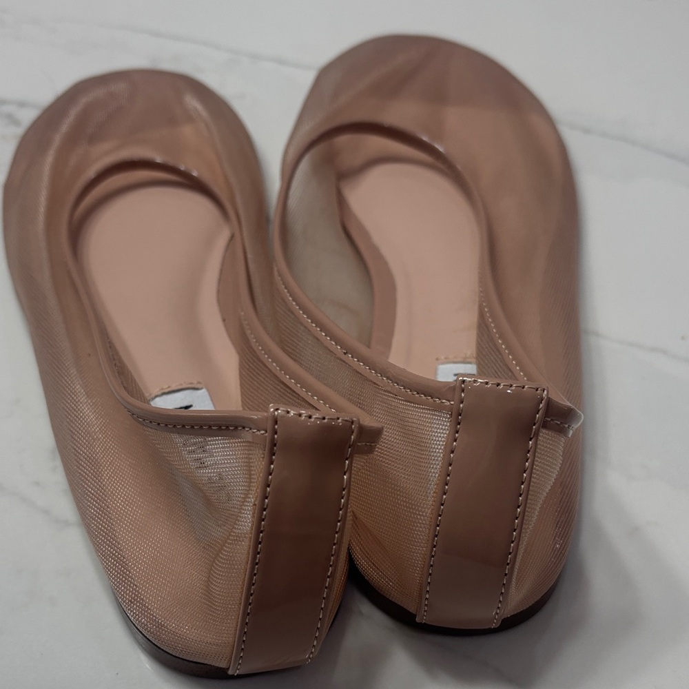 Steve Madden Nude Mesh Ballet Flats - Picture 6 of 8